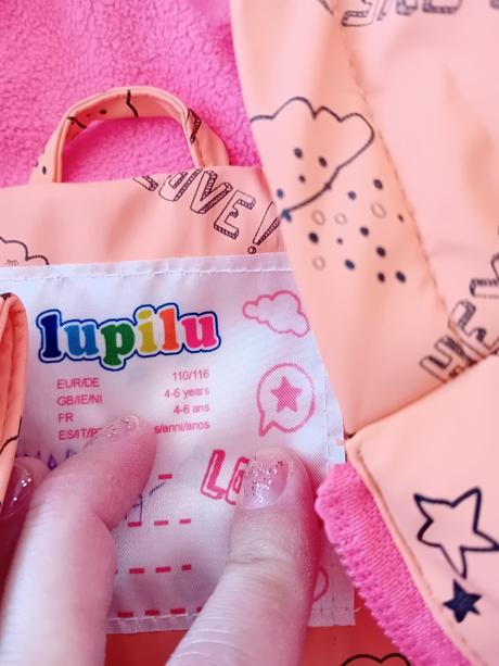 Súprava do dažďa veľ 110/116, lupilu,110