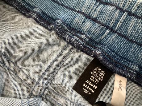 Jogger denim rifle, h&m,140