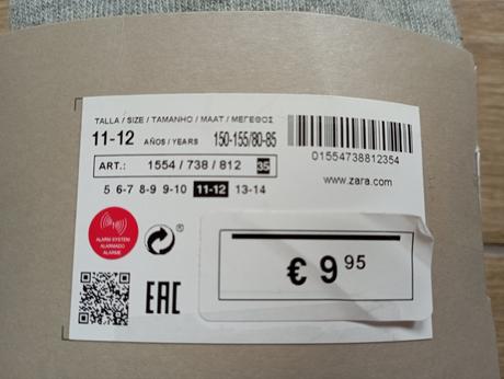 Pančuchy zara (nenosené), zara,164