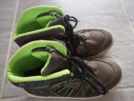 Weinbrenner sivo-zel. čižmy vodeodolné v35, 35