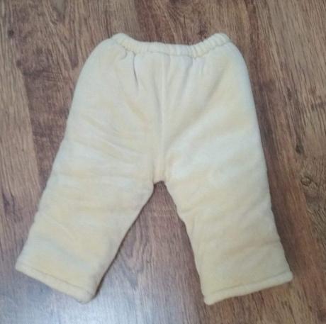 Zateplené teple nohavice, 68