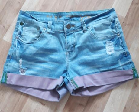 Dámské riflové kratasky č.38, 38