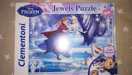 Puzzle frozen s kamienkami, 