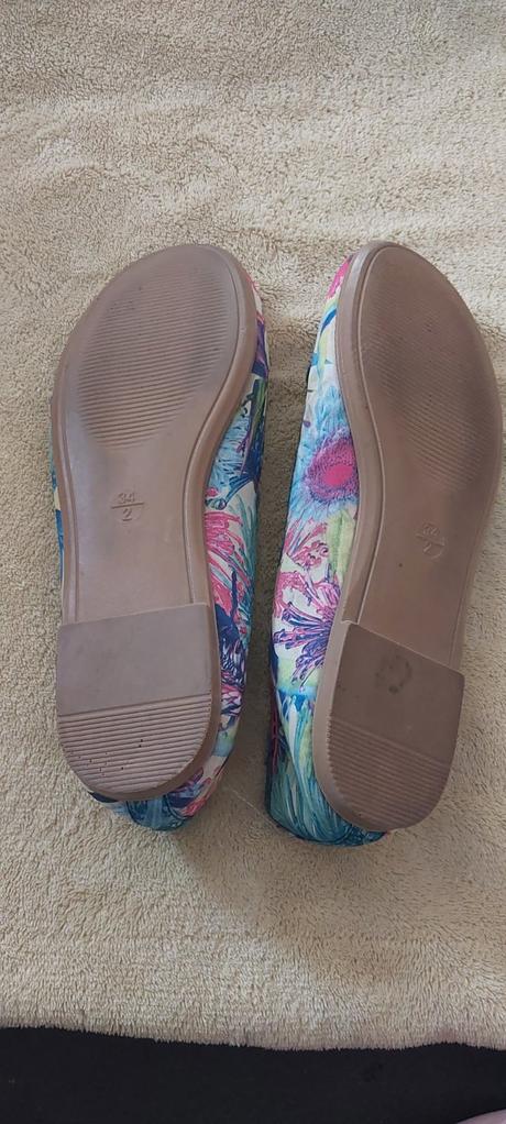 Balerinky pestrofarebne s maslickou, 34