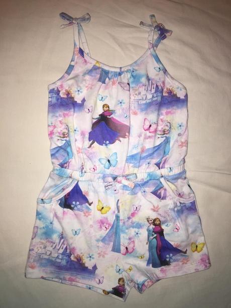 Letný overal "frozen", h&m,92
