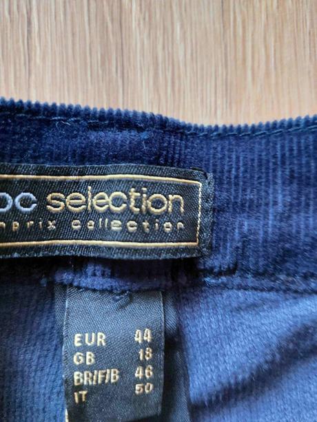 Kordové nohavice 7/8, bonprix,44