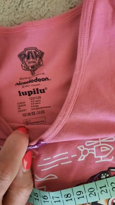 Tielko paw patrol 122/128, nickelodeon,128