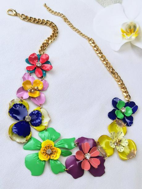 Bijou brigitte - náhrdelník - floret statement, bijou brigitte