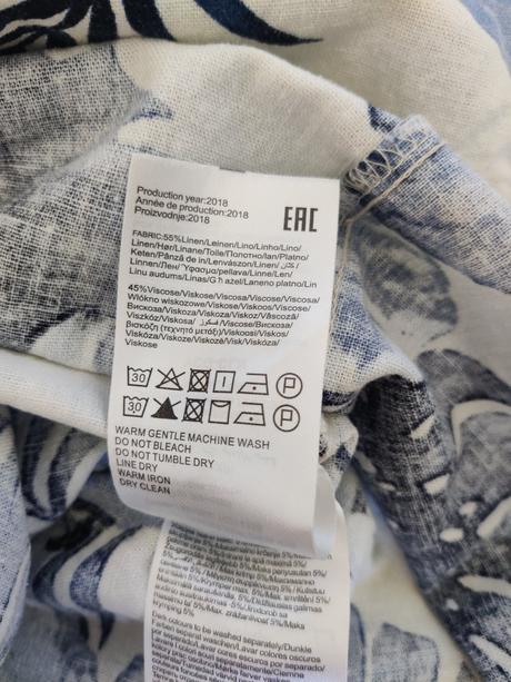 Ľanovo-viskózové šaty zn. vero moda, vero moda,xs