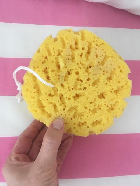 Hubka, špongia do kúpeľne,