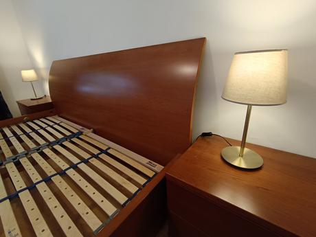 Set manželská posteľ + komoda,