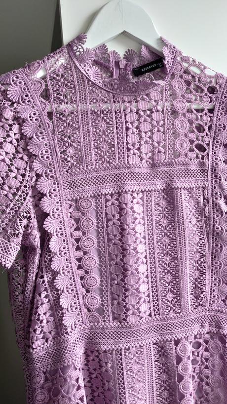 Fialové šaty, reserved,38