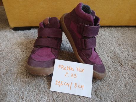 Celoročné barefoot topánky froddo, froddo,33