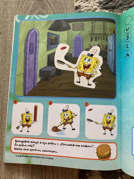 Spongebob knižka pre predškolákov,