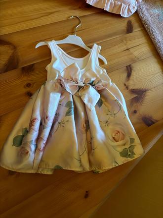 Krasne saty masla vzadu top stav, h&m,92