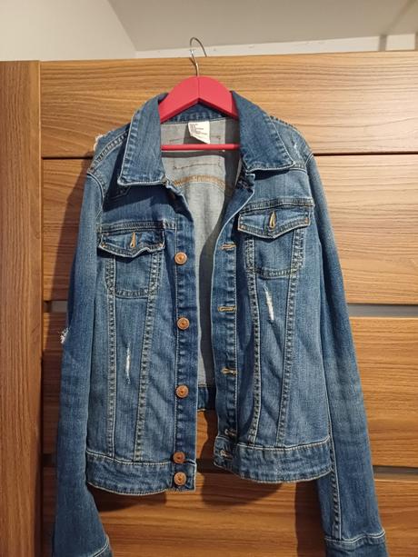 Dámska riflova bunda, h&m,36