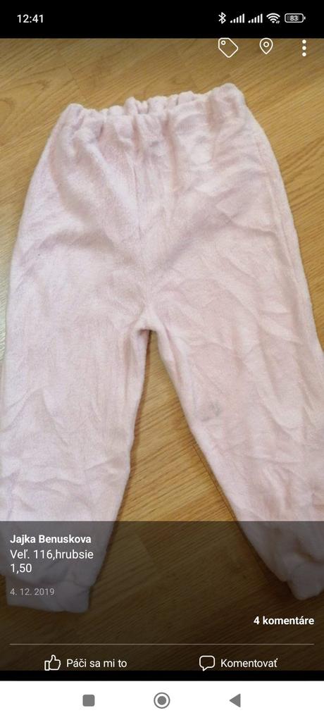 Flisove teplaky, 116