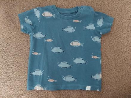Tričko rybky zn.lindex veľ.74, lindex,74