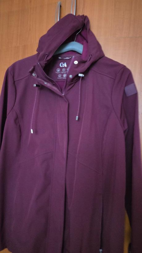Bordova bundicka prechodna damska48, c&a,48