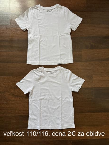 Tričká krátky rukáv, 116