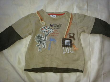 Obrazkove tricko s dlhym rukavom, 86