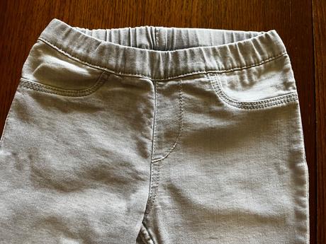 Riflové pohodlné jegginsy, h&m,122