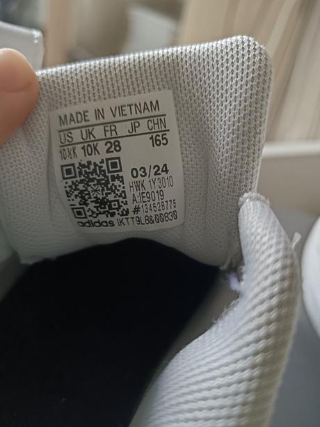 Detské biele tenisky adidas, adidas,28