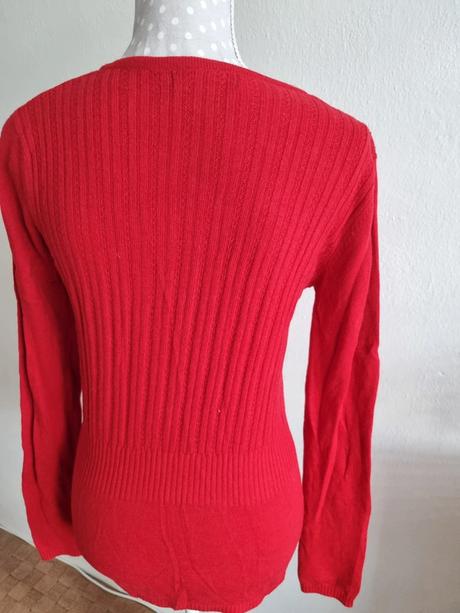 Červený svetrík mango veľ. m, mango,m