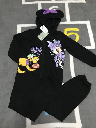 Overal minnie h&m v.122/128 s visačkou, 122 / 128