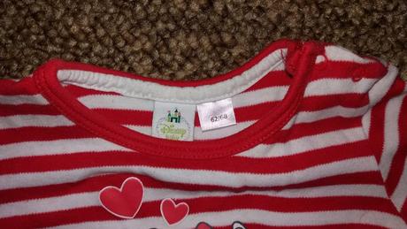 Prúžkované tričko s minie, disney,62