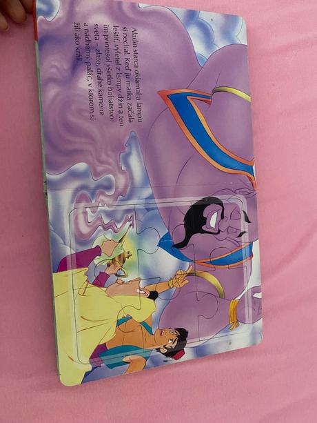 Knižka aladin s 6 puzzle,