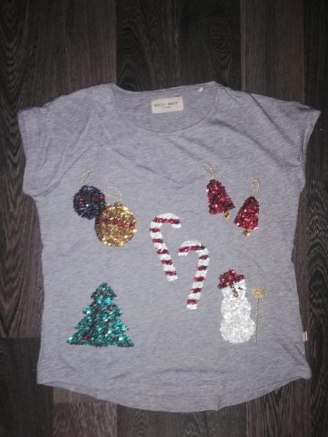 Vianočné tričko 134/140, lindex,140