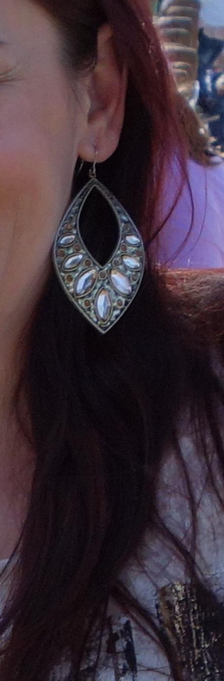 Predám krásne náušnice s kamienkami, 