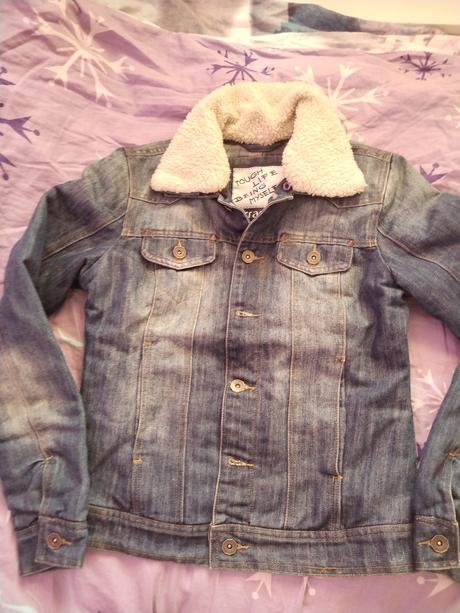 Zateplena riflova bunda, xs