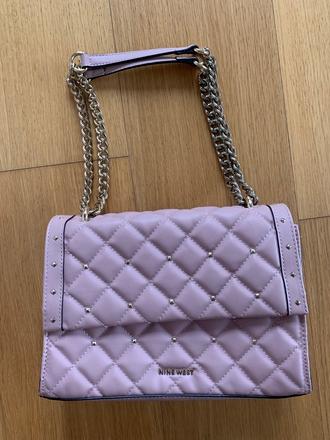 Nine west ruzova kabelka cez plece, nine west
