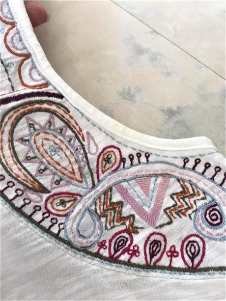 Voľné zvonové tielko vintage, next,40