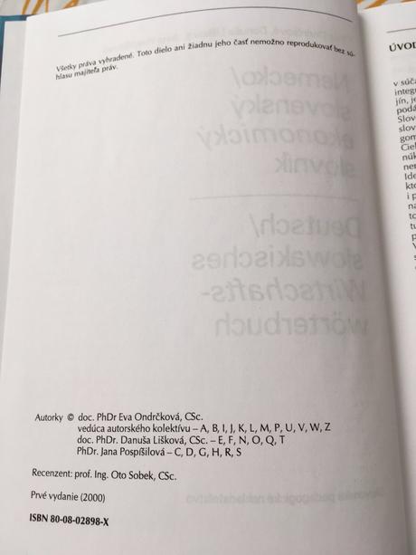 Nemecko-slovenske ekonomicke slovniky 2 zvazky, 