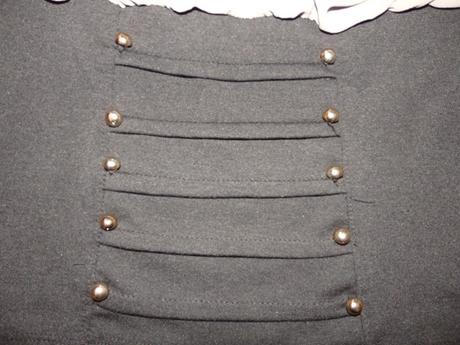 Hnedo cierne tricko - top, s