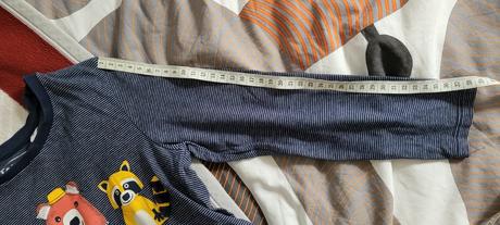 Tricka s dlhým rukávom dvojicky, c&a,116