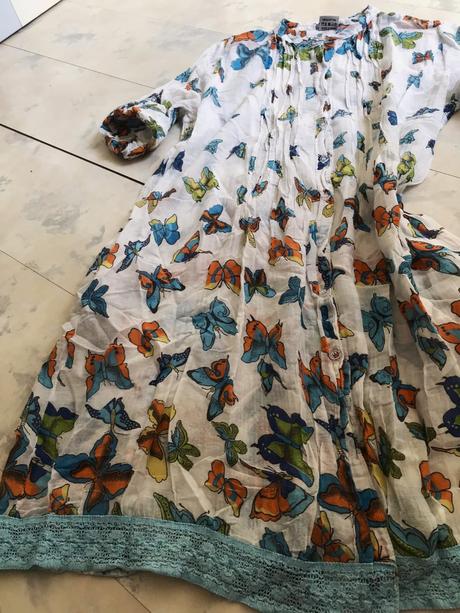 Dlhá letná tunika/minišaty l-xl, xl