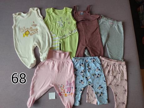 Predam detske/ dojcenske oblecenie, ciapky..., 68–80