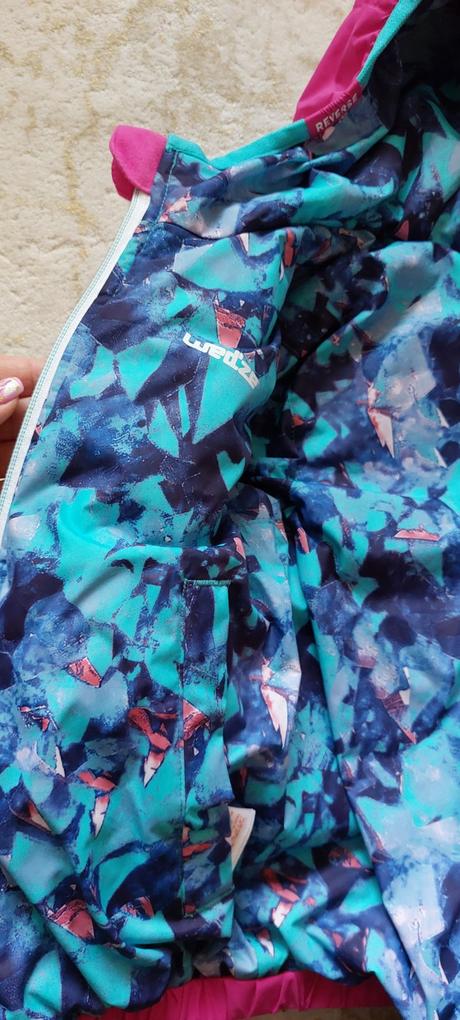 Zimná obojstranná bundička wedze, wedze,98