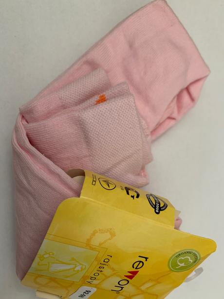 Rewon dievčenské vzorované pančuchy 92-98 ružové, 92