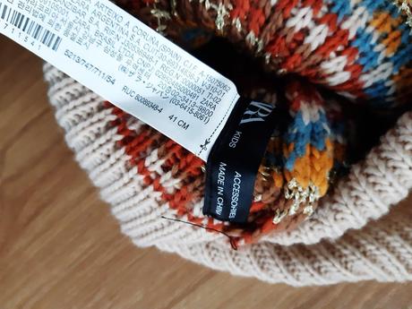 Pletená vzorovaná čiapka zara kids, zara,50