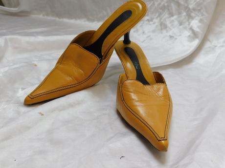 Claudina chic luxusne kožene šlapky, 36