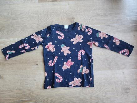 Vianocne tricko s dlhym rukavom lindex 104, lindex,104