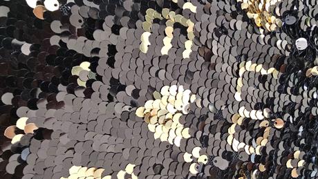 Flitrove tielko leskle, s