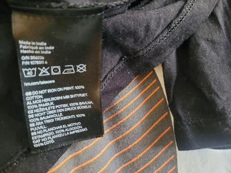 Tričko s dlhým rukávom dvojicky motív kostra, h&m,122