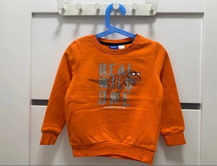 Detská oranžová mikina, lupilu,104
