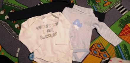 3x body veľkosť 62, 62